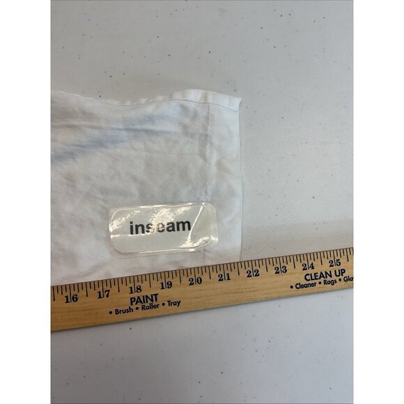 J Jill Linen Blend Capri Pants Elastic Waist Large White Beach Coastal Summer‎ - Picture 10 of 12